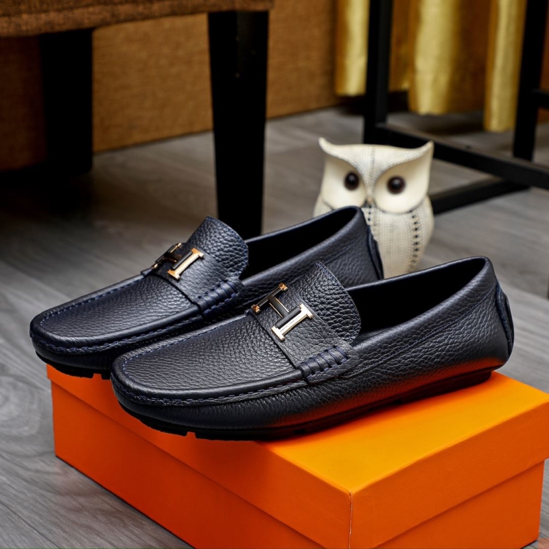 H**mes leather shoes